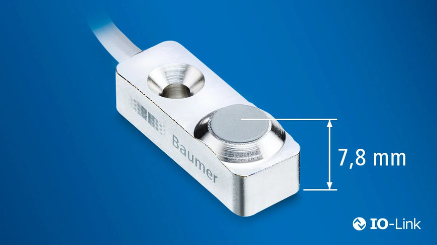 Inductive miniature sensor with 3 mm measurement range